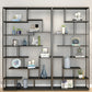 9.84"W Bookshelf Black Open Back Modern Style Bookcase for Home Office Clearhalo 'Bookcases' 'furn' 'furn_bookcases' 'Furniture' 'furniture_bookcases' 'Office Furniture' 4969375