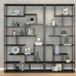 9.84"W Bookshelf Black Open Back Modern Style Bookcase for Home Office Clearhalo 'Bookcases' 'furn' 'furn_bookcases' 'Furniture' 'furniture_bookcases' 'Office Furniture' 4969376