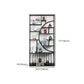 9.84"W Bookshelf Black Open Back Modern Style Bookcase for Home Office Clearhalo 'Bookcases' 'furn' 'furn_bookcases' 'Furniture' 'furniture_bookcases' 'Office Furniture' 4969389