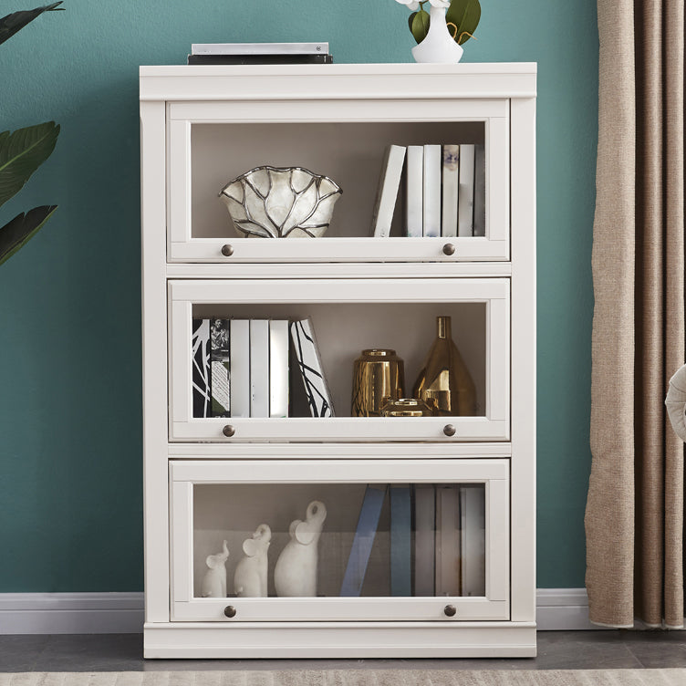 Wooden Vertical Bookcase Contemporary Closed Back Bookshelf for Home Office Clearhalo 'Bookcases' 'furn' 'furn_bookcases' 'Furniture' 'furniture_bookcases' 'Office Furniture' 4969391