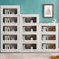 Wooden Vertical Bookcase Contemporary Closed Back Bookshelf for Home Office Clearhalo 'Bookcases' 'furn' 'furn_bookcases' 'Furniture' 'furniture_bookcases' 'Office Furniture' 4969404