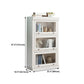 Wooden Vertical Bookcase Contemporary Closed Back Bookshelf for Home Office Clearhalo 'Bookcases' 'furn' 'furn_bookcases' 'Furniture' 'furniture_bookcases' 'Office Furniture' 4969411