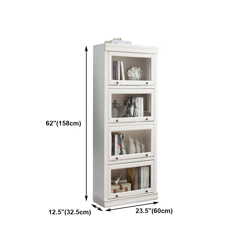 Wooden Vertical Bookcase Contemporary Closed Back Bookshelf for Home Office Clearhalo 'Bookcases' 'furn' 'furn_bookcases' 'Furniture' 'furniture_bookcases' 'Office Furniture' 4969414