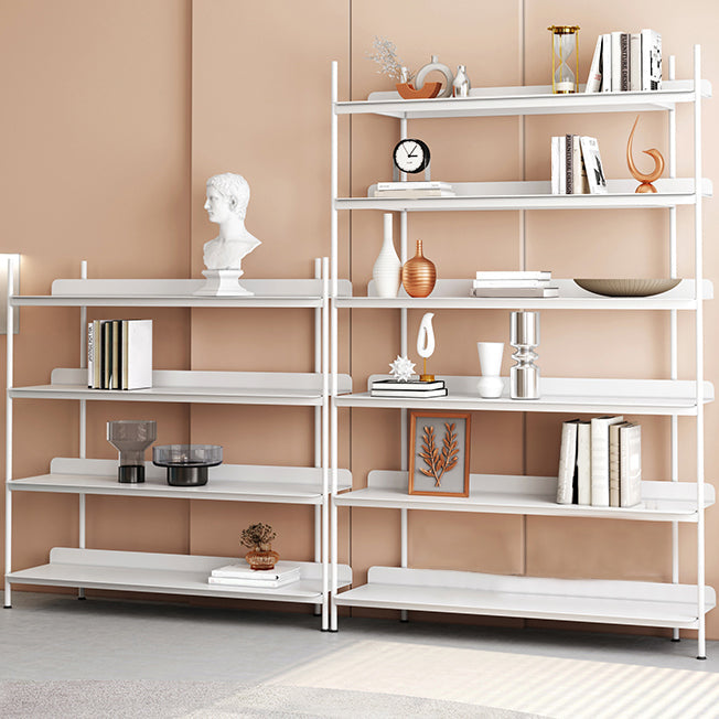 Contemporary Metal Etagere Bookshelf Open Office and Living Room Bookcase Clearhalo 'Bookcases' 'furn' 'furn_bookcases' 'Furniture' 'furniture_bookcases' 'Office Furniture' 4969415