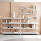 Contemporary Metal Etagere Bookshelf Open Office and Living Room Bookcase Clearhalo 'Bookcases' 'furn' 'furn_bookcases' 'Furniture' 'furniture_bookcases' 'Office Furniture' 4969418