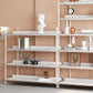 Contemporary Metal Etagere Bookshelf Open Office and Living Room Bookcase Clearhalo 'Bookcases' 'furn' 'furn_bookcases' 'Furniture' 'furniture_bookcases' 'Office Furniture' 4969419