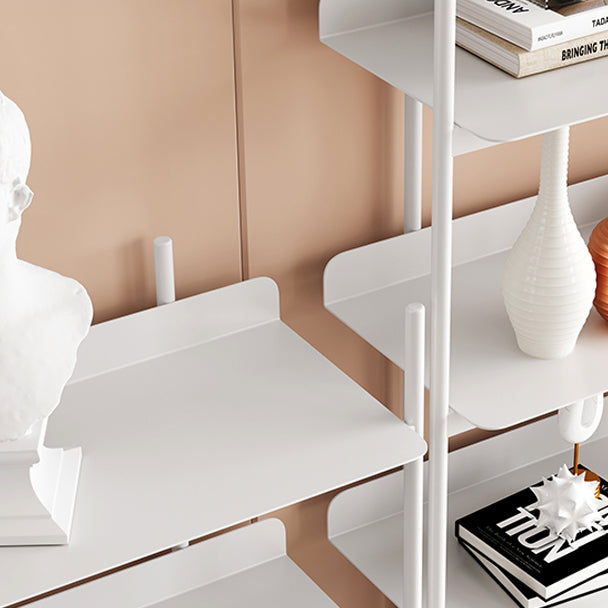 Contemporary Metal Etagere Bookshelf Open Office and Living Room Bookcase Clearhalo 'Bookcases' 'furn' 'furn_bookcases' 'Furniture' 'furniture_bookcases' 'Office Furniture' 4969427