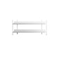 Contemporary Metal Etagere Bookshelf Open Office and Living Room Bookcase 39.4"L x 12.6"W x 27.2"H White Clearhalo 'Bookcases' 'furn' 'furn_bookcases' 'Furniture' 'furniture_bookcases' 'Office Furniture' 4969438