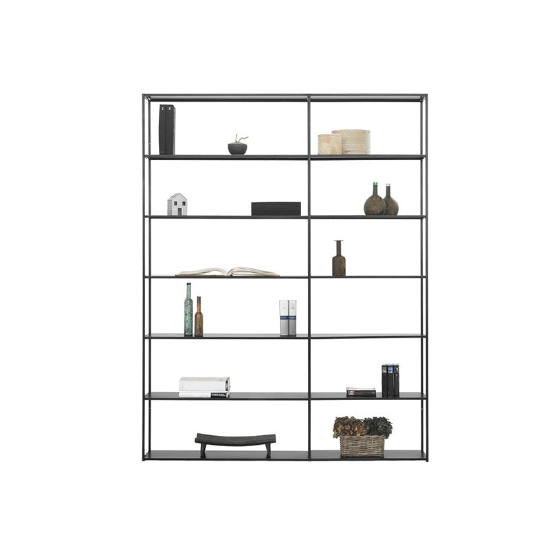 70.87"H Bookshelf Open Back Modern Style Bookcase for Home and Office 55"L x 10"W x 71"H Clearhalo 'Bookcases' 'furn' 'furn_bookcases' 'Furniture' 'furniture_bookcases' 'Office Furniture' 4969463