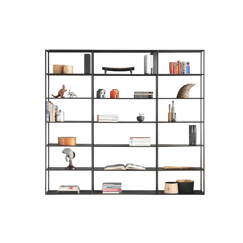 70.87"H Bookshelf Open Back Modern Style Bookcase for Home and Office 71"L x 10"W x 71"H Clearhalo 'Bookcases' 'furn' 'furn_bookcases' 'Furniture' 'furniture_bookcases' 'Office Furniture' 4969470