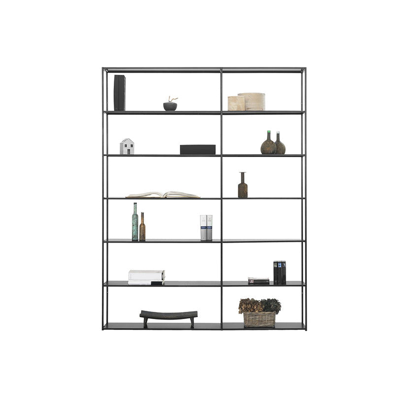 70.87"H Bookshelf Open Back Modern Style Bookcase for Home and Office 63"L x 9.8"W x 70.9"H Clearhalo 'Bookcases' 'furn' 'furn_bookcases' 'Furniture' 'furniture_bookcases' 'Office Furniture' 4969471