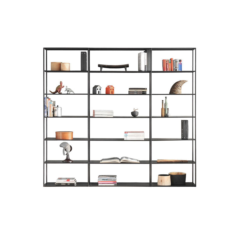 70.87"H Bookshelf Open Back Modern Style Bookcase for Home and Office 78.7"L x 9.8"W x 70.9"H Clearhalo 'Bookcases' 'furn' 'furn_bookcases' 'Furniture' 'furniture_bookcases' 'Office Furniture' 4969473