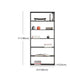 70.87"H Bookshelf Open Back Modern Style Bookcase for Home and Office Clearhalo 'Bookcases' 'furn' 'furn_bookcases' 'Furniture' 'furniture_bookcases' 'Office Furniture' 4969474