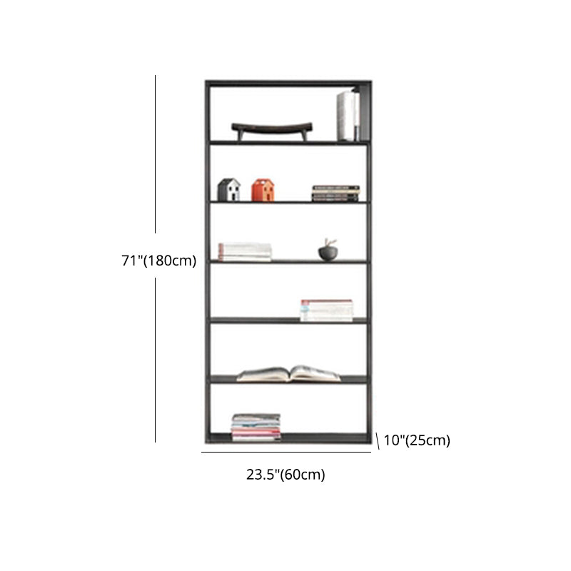 70.87"H Bookshelf Open Back Modern Style Bookcase for Home and Office Clearhalo 'Bookcases' 'furn' 'furn_bookcases' 'Furniture' 'furniture_bookcases' 'Office Furniture' 4969474