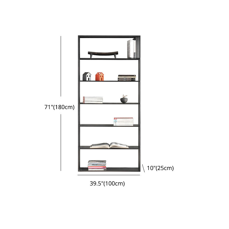 70.87"H Bookshelf Open Back Modern Style Bookcase for Home and Office Clearhalo 'Bookcases' 'furn' 'furn_bookcases' 'Furniture' 'furniture_bookcases' 'Office Furniture' 4969476