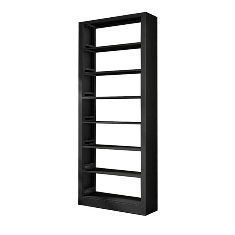 7 Shelf Metal Bookcase Contemporary Open Bookshelf for Home Office 35.4"L x 11.8"W x 94.5"H Black Clearhalo 'Bookcases' 'furn' 'furn_bookcases' 'Furniture' 'furniture_bookcases' 'Office Furniture' 4969484