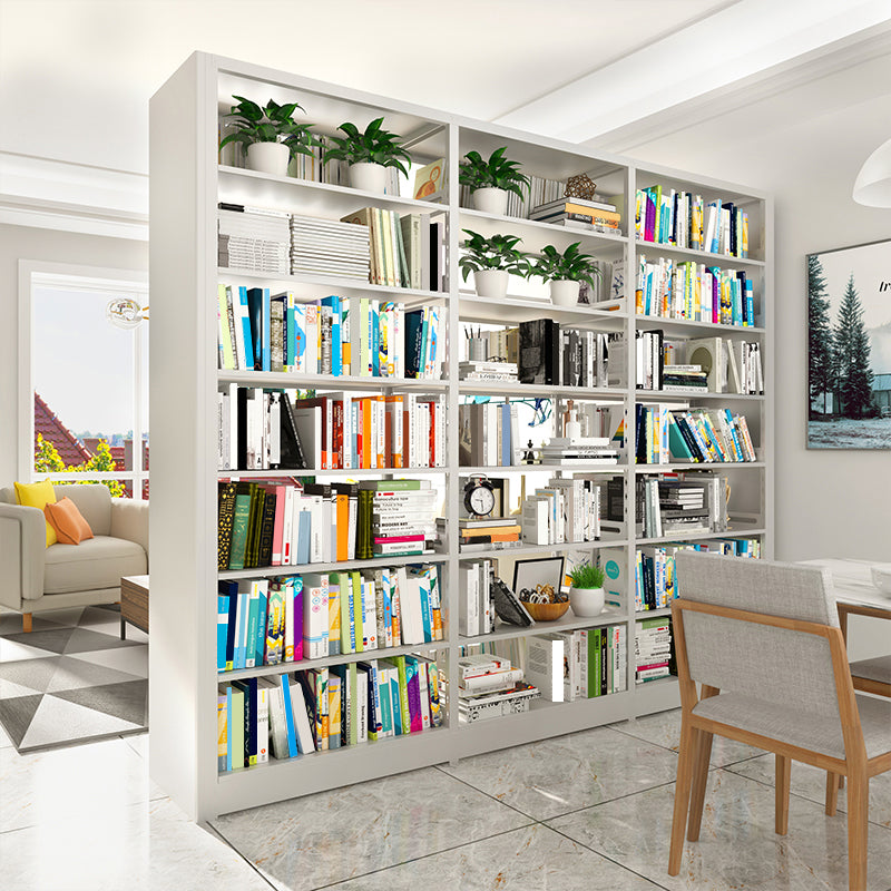 7 Shelf Metal Bookcase Contemporary Open Bookshelf for Home Office Clearhalo 'Bookcases' 'furn' 'furn_bookcases' 'Furniture' 'furniture_bookcases' 'Office Furniture' 4969485