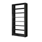 7 Shelf Metal Bookcase Contemporary Open Bookshelf for Home Office 47.2"L x 11.8"W x 94.5"H Black Clearhalo 'Bookcases' 'furn' 'furn_bookcases' 'Furniture' 'furniture_bookcases' 'Office Furniture' 4969491