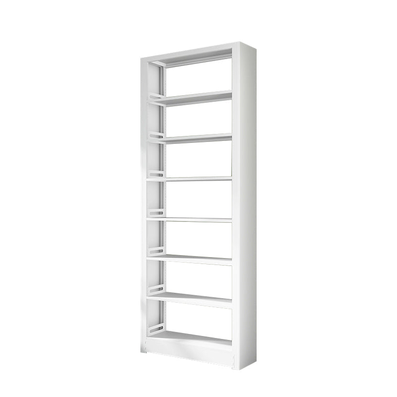 7 Shelf Metal Bookcase Contemporary Open Bookshelf for Home Office 31.5"L x 11.8"W x 94.5"H White Clearhalo 'Bookcases' 'furn' 'furn_bookcases' 'Furniture' 'furniture_bookcases' 'Office Furniture' 4969492