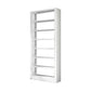 7 Shelf Metal Bookcase Contemporary Open Bookshelf for Home Office 35.4"L x 11.8"W x 94.5"H White Clearhalo 'Bookcases' 'furn' 'furn_bookcases' 'Furniture' 'furniture_bookcases' 'Office Furniture' 4969494