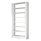 7 Shelf Metal Bookcase Contemporary Open Bookshelf for Home Office 47.2"L x 11.8"W x 94.5"H White Clearhalo 'Bookcases' 'furn' 'furn_bookcases' 'Furniture' 'furniture_bookcases' 'Office Furniture' 4969499