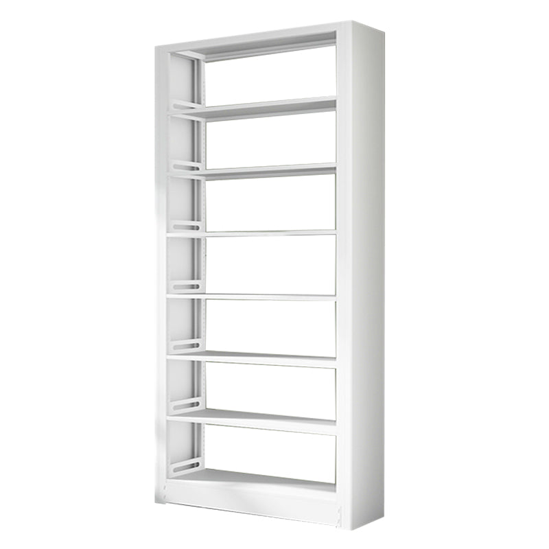 7 Shelf Metal Bookcase Contemporary Open Bookshelf for Home Office 47.2"L x 11.8"W x 94.5"H White Clearhalo 'Bookcases' 'furn' 'furn_bookcases' 'Furniture' 'furniture_bookcases' 'Office Furniture' 4969499
