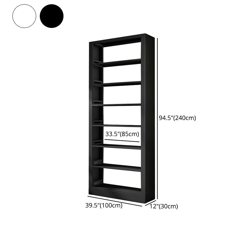 7 Shelf Metal Bookcase Contemporary Open Bookshelf for Home Office Clearhalo 'Bookcases' 'furn' 'furn_bookcases' 'Furniture' 'furniture_bookcases' 'Office Furniture' 4969502