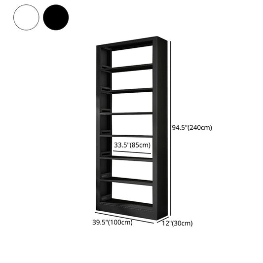 7 Shelf Metal Bookcase Contemporary Open Bookshelf for Home Office Clearhalo 'Bookcases' 'furn' 'furn_bookcases' 'Furniture' 'furniture_bookcases' 'Office Furniture' 4969502