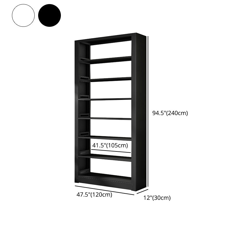 7 Shelf Metal Bookcase Contemporary Open Bookshelf for Home Office Clearhalo 'Bookcases' 'furn' 'furn_bookcases' 'Furniture' 'furniture_bookcases' 'Office Furniture' 4969504