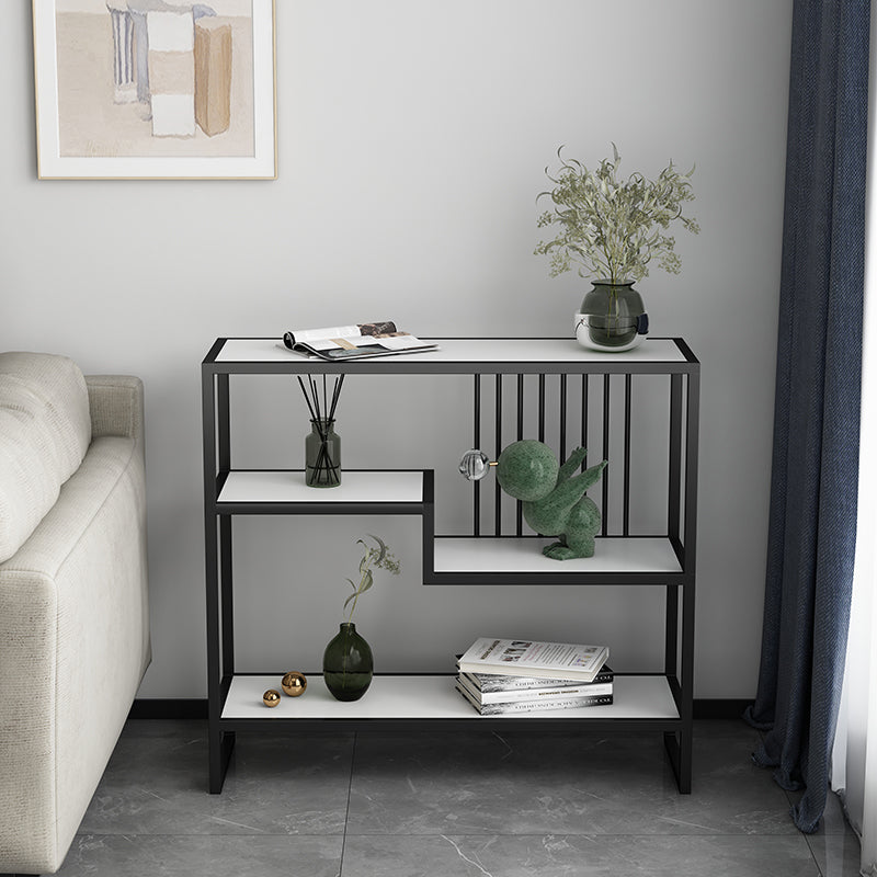 Modern Style Etagere Bookcase Open Back Metal Home Bookshelf Clearhalo 'Bookcases' 'furn' 'furn_bookcases' 'Furniture' 'furniture_bookcases' 'Office Furniture' 4969505