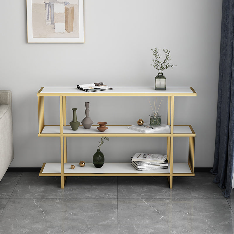 Modern Style Etagere Bookcase Open Back Metal Home Bookshelf Clearhalo 'Bookcases' 'furn' 'furn_bookcases' 'Furniture' 'furniture_bookcases' 'Office Furniture' 4969509
