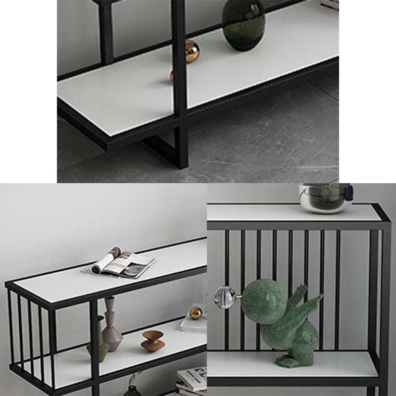 Modern Style Etagere Bookcase Open Back Metal Home Bookshelf Clearhalo 'Bookcases' 'furn' 'furn_bookcases' 'Furniture' 'furniture_bookcases' 'Office Furniture' 4969516