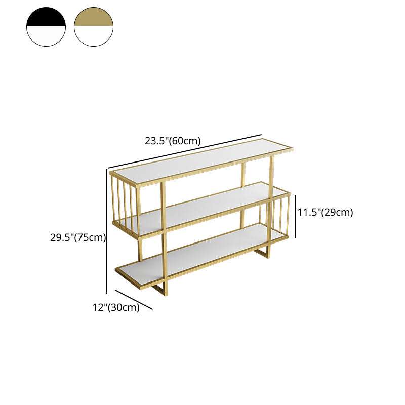 Modern Style Etagere Bookcase Open Back Metal Home Bookshelf Clearhalo 'Bookcases' 'furn' 'furn_bookcases' 'Furniture' 'furniture_bookcases' 'Office Furniture' 4969522