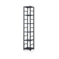 11.81"W Bookshelf Open Back Modern Style Bookcase for Home and Office 11.8"L x 11.8"W x 65"H Black Clearhalo 'Bookcases' 'furn' 'furn_bookcases' 'Furniture' 'furniture_bookcases' 'Office Furniture' 4969535