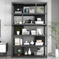 Vertical Metal Frame Etagere Bookshelf Manufactured Wood Shelf Bookcase for Living Room Clearhalo 'Bookcases' 'furn' 'furn_bookcases' 'Furniture' 'furniture_bookcases' 'Office Furniture' 4969585