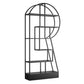 Urban Metal Etagere Bookshelf Vertical Open Bookcase for Home Office Black Clearhalo 'Bookcases' 'furn' 'furn_bookcases' 'Furniture' 'furniture_bookcases' 'Office Furniture' 4969608