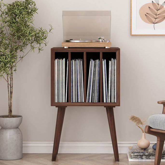 Contemporary Style Standard Bookcase Wooden Vertical Closed Back BookShelf Clearhalo 'Bookcases' 'furn' 'furn_bookcases' 'Furniture' 'furniture_bookcases' 'Office Furniture' 4969630