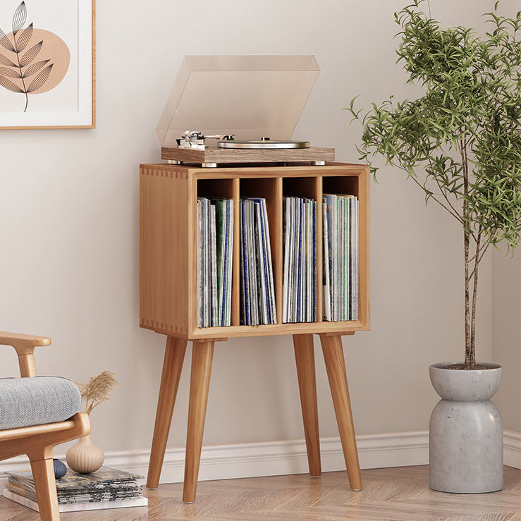 Contemporary Style Standard Bookcase Wooden Vertical Closed Back BookShelf Clearhalo 'Bookcases' 'furn' 'furn_bookcases' 'Furniture' 'furniture_bookcases' 'Office Furniture' 4969632
