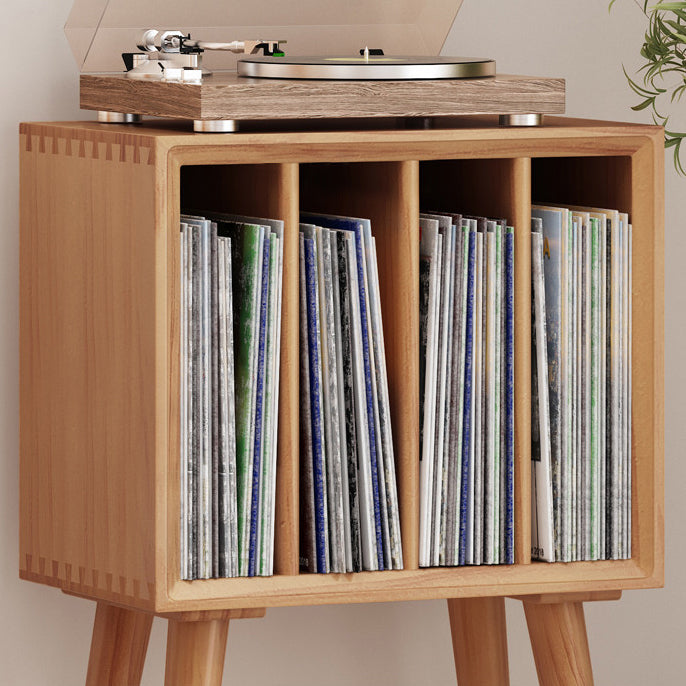 Contemporary Style Standard Bookcase Wooden Vertical Closed Back BookShelf Clearhalo 'Bookcases' 'furn' 'furn_bookcases' 'Furniture' 'furniture_bookcases' 'Office Furniture' 4969636