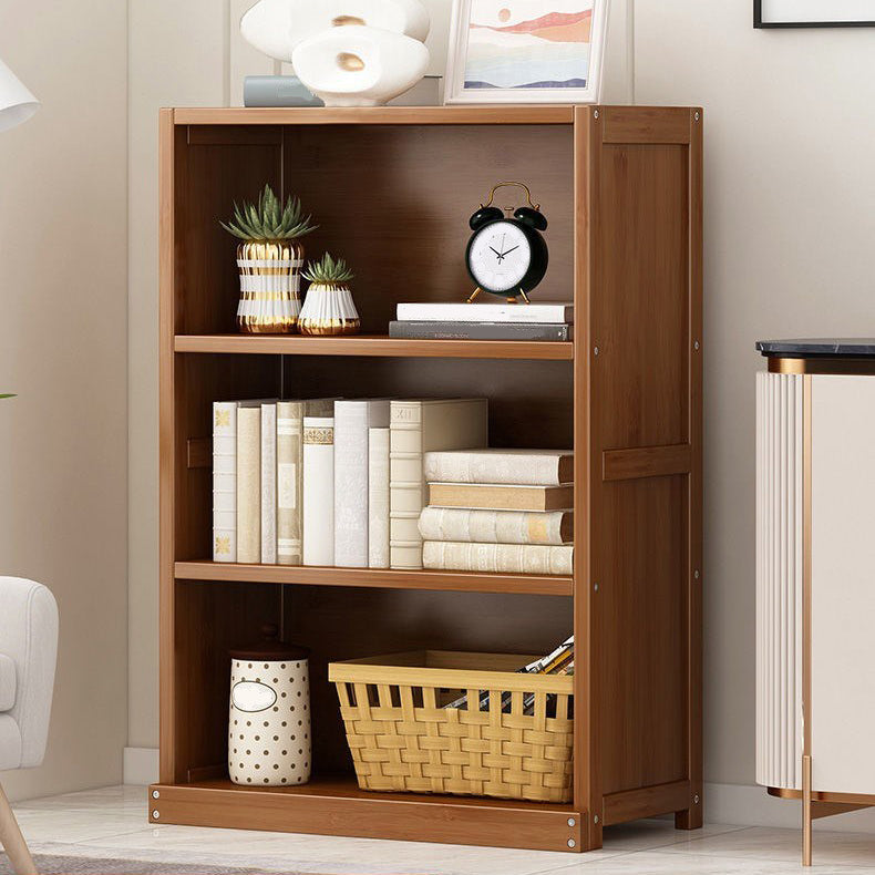 Manufactured Wood Standard Bookshelf Brown Vertical Bookcase with Door and Drawer Clearhalo 'Bookcases' 'furn' 'furn_bookcases' 'Furniture' 'furniture_bookcases' 'Office Furniture' 4969673