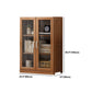 Manufactured Wood Standard Bookshelf Brown Vertical Bookcase with Door and Drawer Clearhalo 'Bookcases' 'furn' 'furn_bookcases' 'Furniture' 'furniture_bookcases' 'Office Furniture' 4969677
