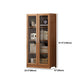 Manufactured Wood Standard Bookshelf Brown Vertical Bookcase with Door and Drawer Clearhalo 'Bookcases' 'furn' 'furn_bookcases' 'Furniture' 'furniture_bookcases' 'Office Furniture' 4969682