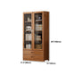 Manufactured Wood Standard Bookshelf Brown Vertical Bookcase with Door and Drawer Clearhalo 'Bookcases' 'furn' 'furn_bookcases' 'Furniture' 'furniture_bookcases' 'Office Furniture' 4969689