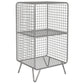 Modern Style Bookcase Standard Closed Back Metal Bookshelf for Home 14"L x 12"W x 26"H Silver Clearhalo 'Bookcases' 'furn' 'furn_bookcases' 'Furniture' 'furniture_bookcases' 'Office Furniture' 4969692