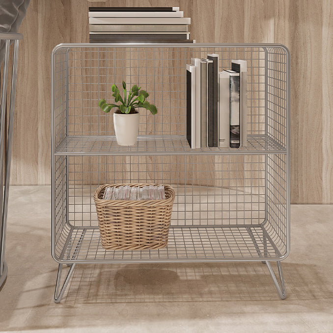 Modern Style Bookcase Standard Closed Back Metal Bookshelf for Home Clearhalo 'Bookcases' 'furn' 'furn_bookcases' 'Furniture' 'furniture_bookcases' 'Office Furniture' 4969709