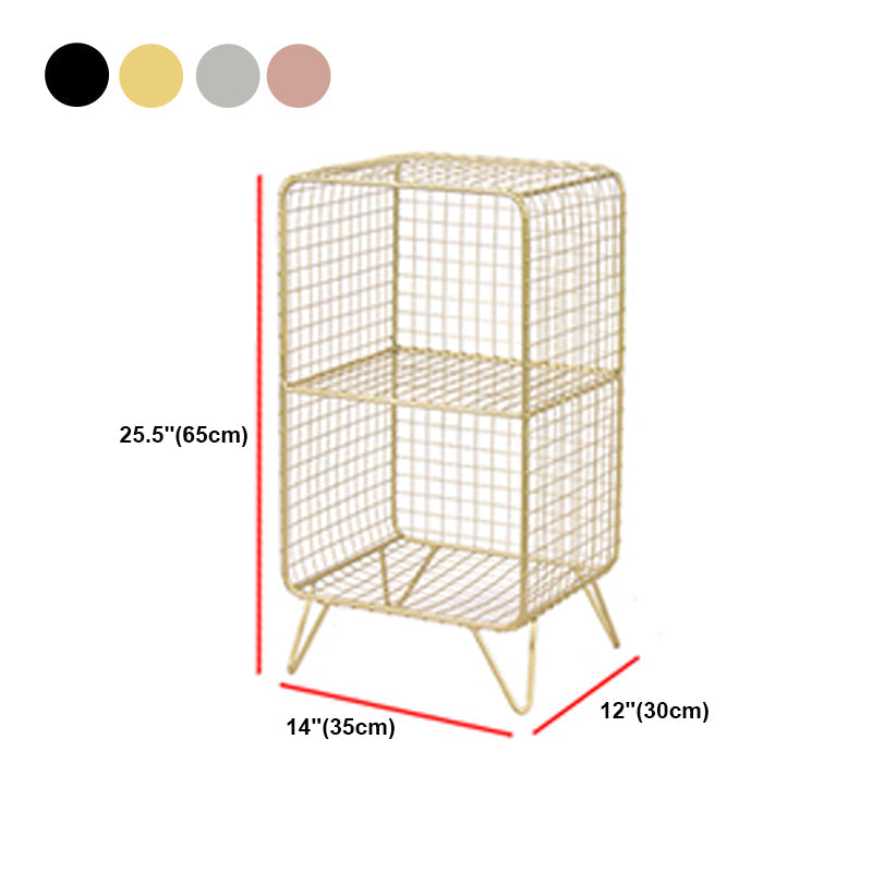Modern Style Bookcase Standard Closed Back Metal Bookshelf for Home Clearhalo 'Bookcases' 'furn' 'furn_bookcases' 'Furniture' 'furniture_bookcases' 'Office Furniture' 4969712