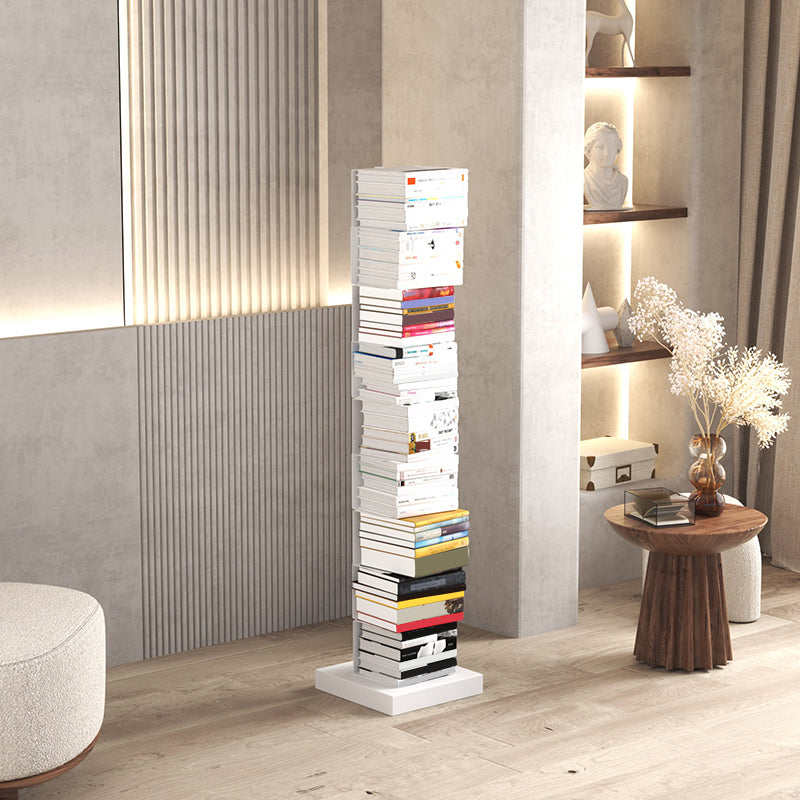 Modern Style Bookshelf Vertical Metal Closed Back Bookcase for Home Clearhalo 'Bookcases' 'furn' 'furn_bookcases' 'Furniture' 'furniture_bookcases' 'Office Furniture' 4969717
