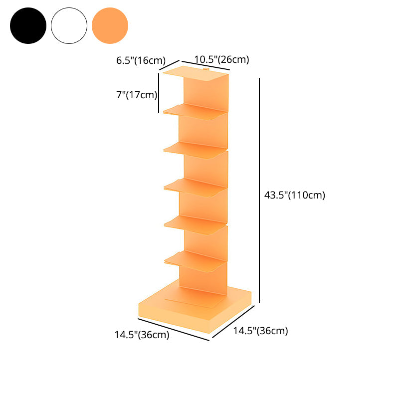 Modern Style Bookshelf Vertical Metal Closed Back Bookcase for Home Clearhalo 'Bookcases' 'furn' 'furn_bookcases' 'Furniture' 'furniture_bookcases' 'Office Furniture' 4969737