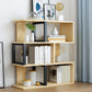 Wood Standard Bookcase Contemporary Style Open Back Bookshelf for Home Office Clearhalo 'Bookcases' 'Furniture' 'furniture_bookcases' 'Office Furniture' 4970455