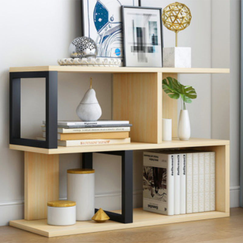 Wood Standard Bookcase Contemporary Style Open Back Bookshelf for Home Office Clearhalo 'Bookcases' 'Furniture' 'furniture_bookcases' 'Office Furniture' 4970467